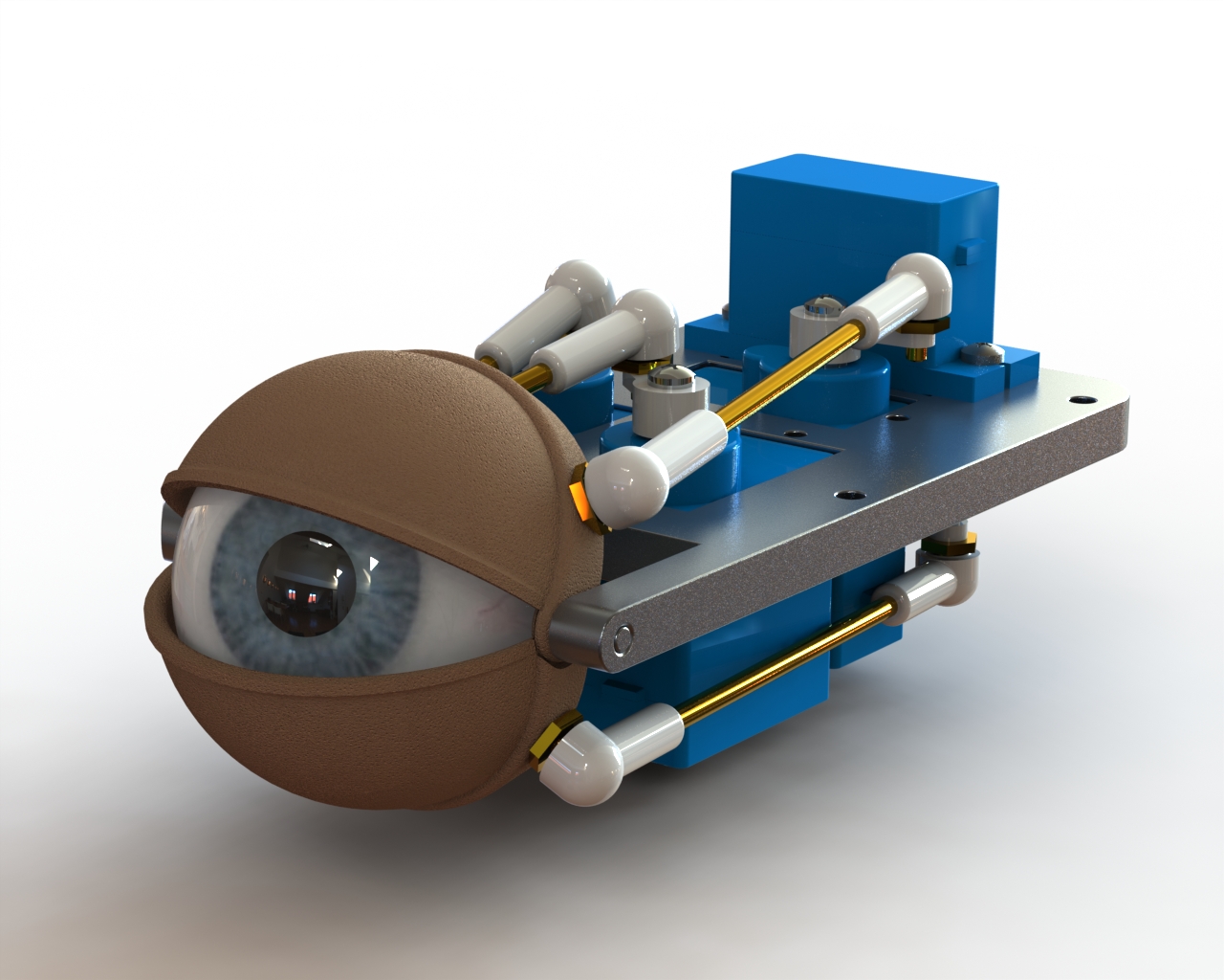 机器人眼睛气动控制装置